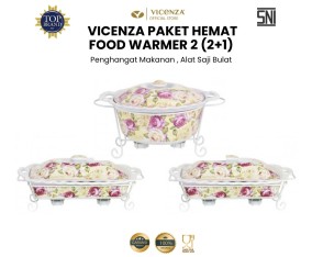 Paket Hemat Food Warmer 2 (2+1) Mawar